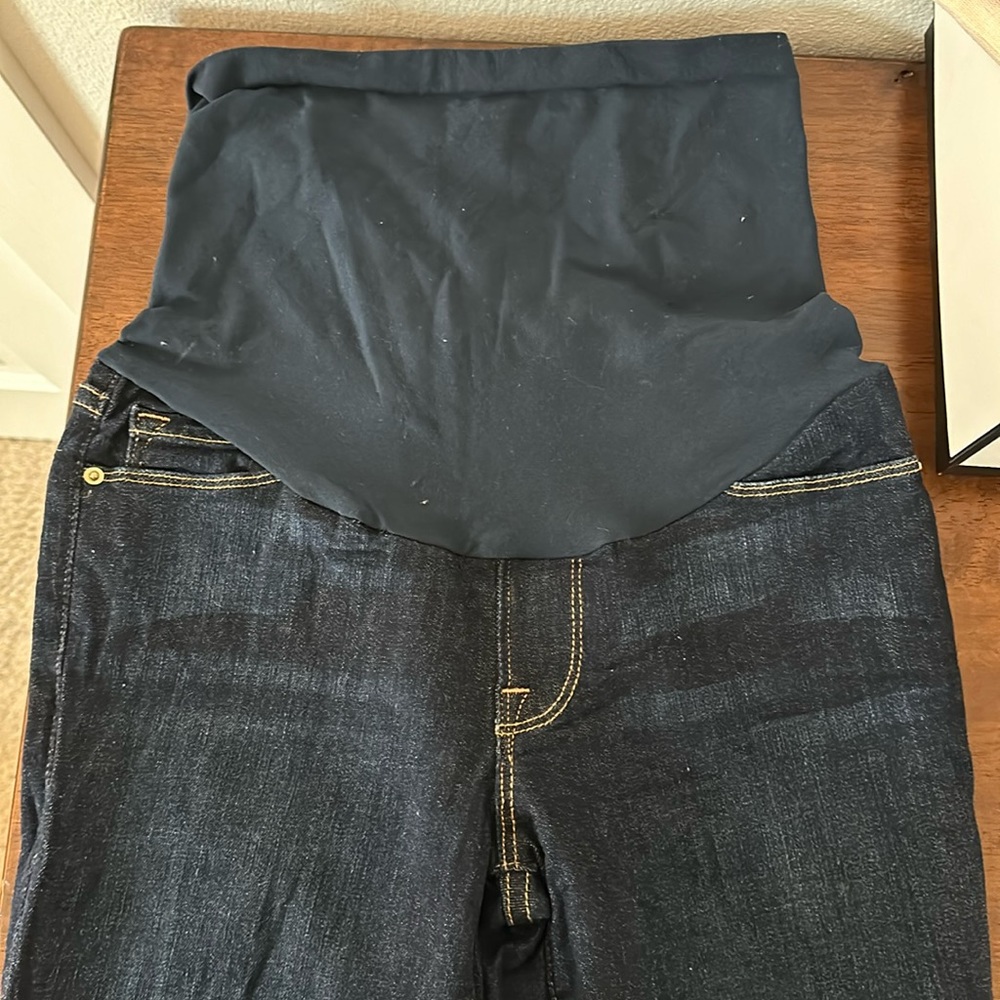 Frame over-bump maternity skinny jeans size 27